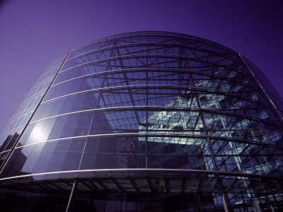 Office Headquarters, London, View Looking Up At Building, Architect: Sir Norman Foster And Partners by Peter Durant Pricing Limited Edition Print image