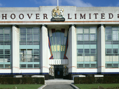 Hoover Building, Middlesex, 1932-38, Now A Tesco Supermarket, Entrance Before Restoration by Richard Bryant Pricing Limited Edition Print image