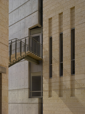Open University Of Israel, Dorothy De Rothschild Campus, Ra'anana, Staircase Into Technology Block by Richard Bryant Pricing Limited Edition Print image