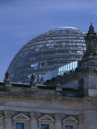 Reichstag, Platz Der Republik, Berlin, Germany - View Of The Dome From The West by Richard Bryant Pricing Limited Edition Print image