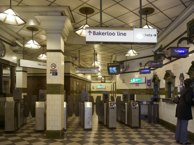 Edgware Road Underground Station, Edgware Road, London by Richard Bryant Pricing Limited Edition Print image