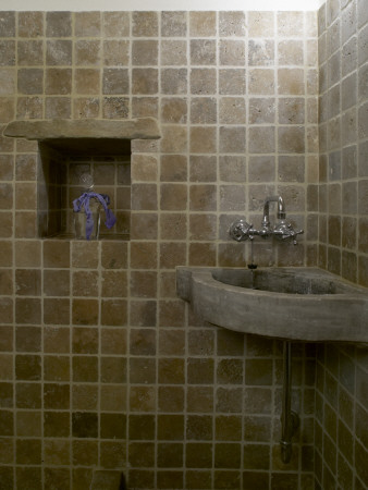 La Colombaia, Tuscan Farmhouse, Corner Of Bathroom by Richard Bryant Pricing Limited Edition Print image