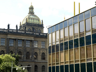 National Museum And Former Federal Assembly Building, Prague City Images, Architect: Josef Schulz by Tim Mitchell Pricing Limited Edition Print image