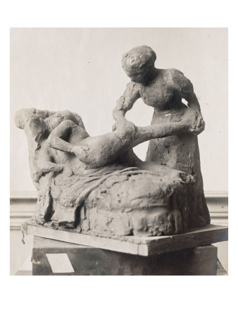 Photo D'une Sculpture En Cire De Degas:La Masseuse (Rf2132) by Ambroise Vollard Pricing Limited Edition Print image