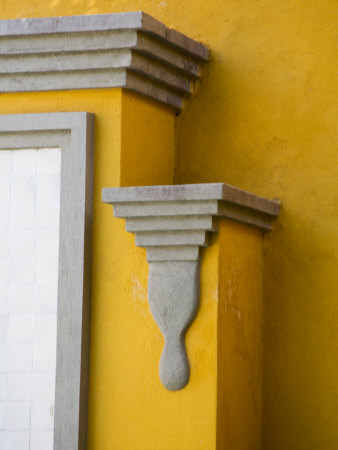 Ornate Design On Building, San Miguel De Allende, Guanajuato State, Mexico by Julie Eggers Pricing Limited Edition Print image