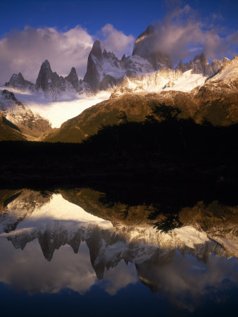 Mt. Fitz Roy At Sunrise, Los Glaciares National Park, Patagonia by Jon Cornforth Pricing Limited Edition Print image