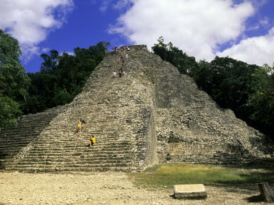 Coba Temple, Mexico by Michael Defreitas Pricing Limited Edition Print image
