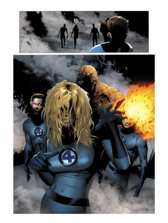 Ultimate Fantastic Four #21 Group: Mr. Fantastic by Greg Land Pricing Limited Edition Print image