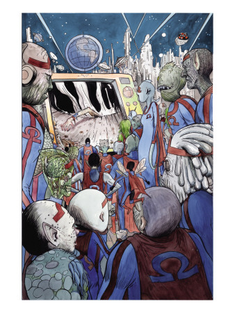Omega: The Unknown #10 Cover: Marvel Universe by Farel Dalrymple Pricing Limited Edition Print image