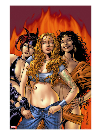 Witches #1 Cover: Satana, Topaz And Jennifer by Deodato Jr. Mike Pricing Limited Edition Print image