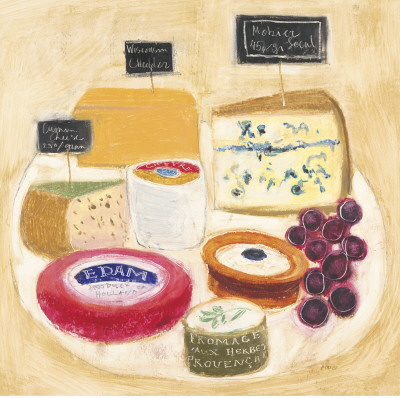 Cheese Plate Ii by Maret Hensick Pricing Limited Edition Print image