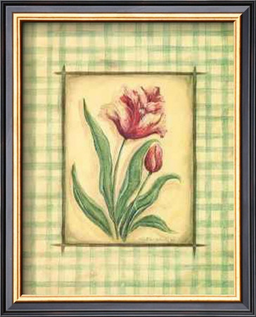 Gingham Tulip by Kate Mcrostie Pricing Limited Edition Print image