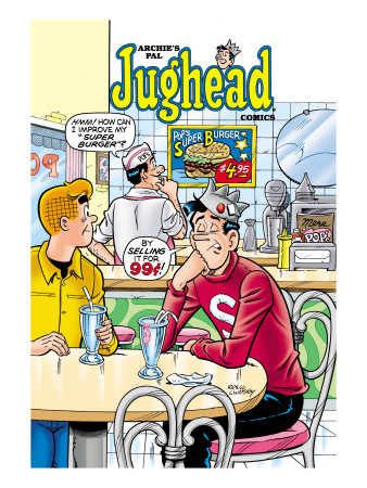 Archie Comics Cover: Jughead #198 Pop's Super Burger by Rex Lindsey Pricing Limited Edition Print image