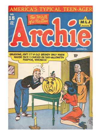 Archie Comics Retro: Archie Comic Book Cover #18 (Aged) by Al Fagaly Pricing Limited Edition Print image