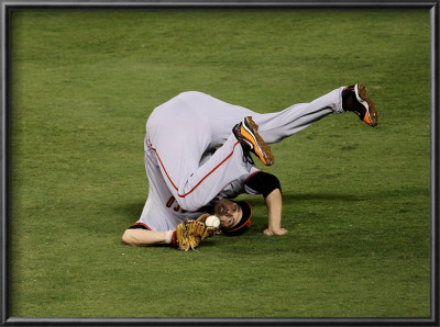 San Francisco Giants V Texas Rangers, Game 4: Freddy Sanchez by Stephen Dunn Pricing Limited Edition Print image