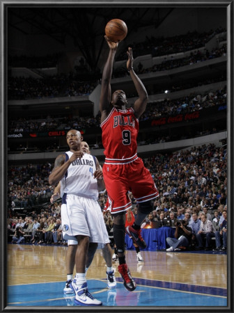 Chicago Bulls V Dallas Mavericks: Luol Deng And Caron Butler by Danny Bollinger Pricing Limited Edition Print image
