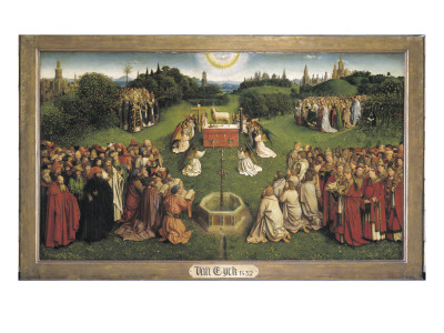The Ghent Altarpiece Or Adoration Of The Mystic Lamb by Hubert & Jan Van Eyck Pricing Limited Edition Print image