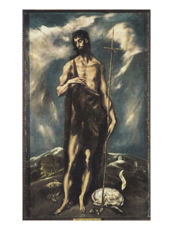 Saint John The Baptist by El Greco Pricing Limited Edition Print image