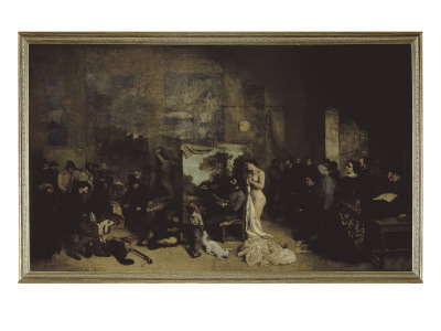 The Artist's Studio by Gustave Courbet Pricing Limited Edition Print image
