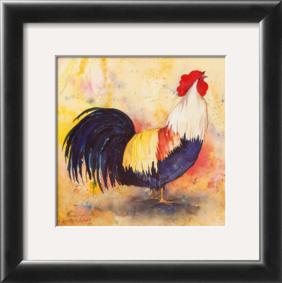 Roosters by Lorette E. Roberts Pricing Limited Edition Print image