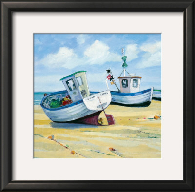 Fishing Boats by Jane Hewlett Pricing Limited Edition Print image