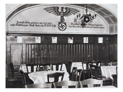The Beer Cellar In Munich Where Hitler Founded The National Socialist Party In 1920 by German Photographer Pricing Limited Edition Print image