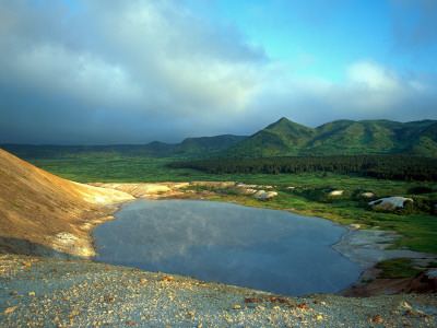 A Large Thermal Lake In The Collapsed Golovnino Volcano, Kurilsky Zapovednik, Russia by Igor Shpilenok Pricing Limited Edition Print image