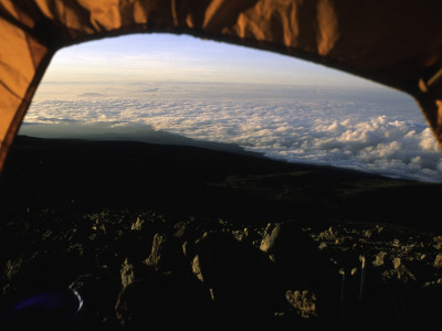 View From The Tent, Kilimanjaro by Michael Brown Pricing Limited Edition Print image