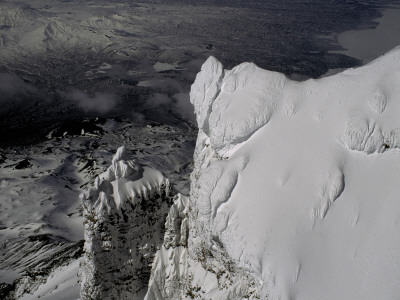 Snowy Kronotski Volcano In Russia by Michael Brown Pricing Limited Edition Print image