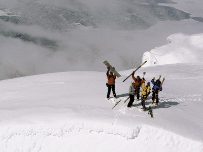 Skiing Kronotski Volcano, Russia by Michael Brown Pricing Limited Edition Print image