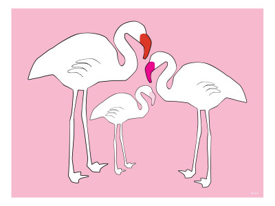 Pink Flamingo by Avalisa Pricing Limited Edition Print image
