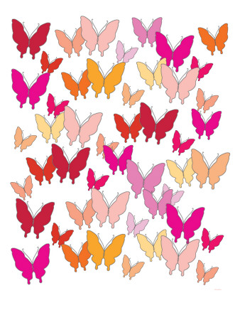 Warm Butterfly Pattern by Avalisa Pricing Limited Edition Print image