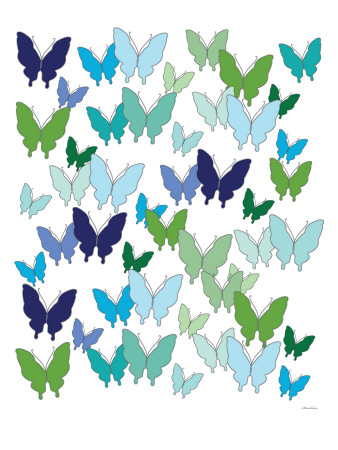 Cool Butterfly Pattern by Avalisa Pricing Limited Edition Print image
