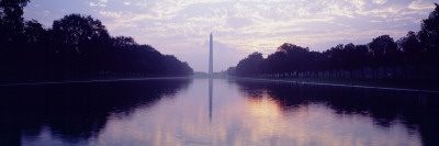 Silhouette Of A Monument, Washington Monument, Washington D.C., Usa by Panoramic Images Pricing Limited Edition Print image