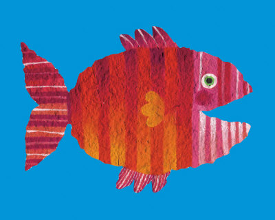 Stripy Fish by Sophie Fatus Pricing Limited Edition Print image
