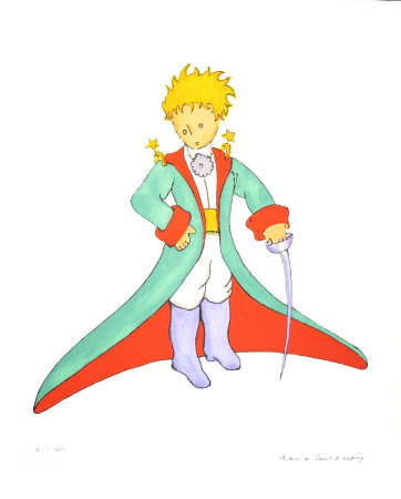 The Little Prince And His Cape by Antoine De Saint Exupery Pricing Limited Edition Print image