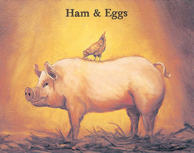 Ham And Eggs by Kathleen Carrigan Pricing Limited Edition Print image