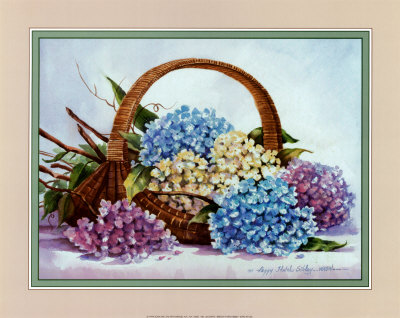 Hydrangea Arrangement by Peggy Thatch Sibley Pricing Limited Edition Print image