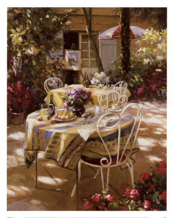 Morning Light Cafe by Benjamin Pricing Limited Edition Print image