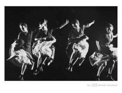 Lifer - Multiple Exposure Of Choreographer Agnes Demille Dancing, 1944 by Gjon Mili Pricing Limited Edition Print image