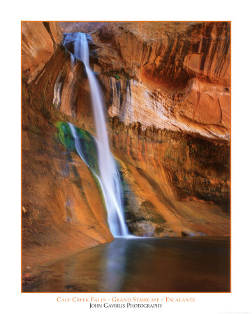 Calf Creek Falls, Grand Staircase, Escalante by John Gavrilis Pricing Limited Edition Print image