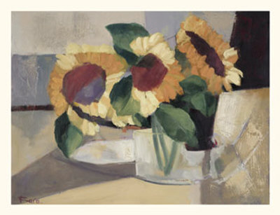 Fara's Sunflowers by Fara Bell Pricing Limited Edition Print image