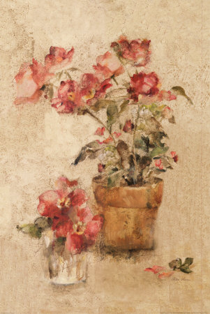 Pots Of Roses Iv by Cheri Blum Pricing Limited Edition Print image