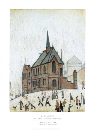 The Old Chapel by Laurence Stephen Lowry Pricing Limited Edition Print image