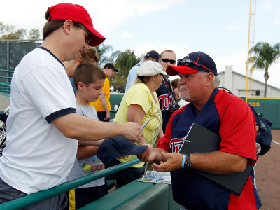 Minnesota Twins V Pittsburgh Pirates, Bradenton, Fl - March 02: Ron Gardenhire by J. Meric Pricing Limited Edition Print image