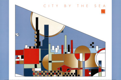City By The Sea by Frank Lloyd Wright Pricing Limited Edition Print image