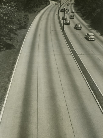 Six Lane Highway, (Elevated View by George Marks Pricing Limited Edition Print image