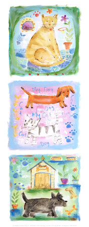 Kitty Bow Wow by Jane Claire Pricing Limited Edition Print image