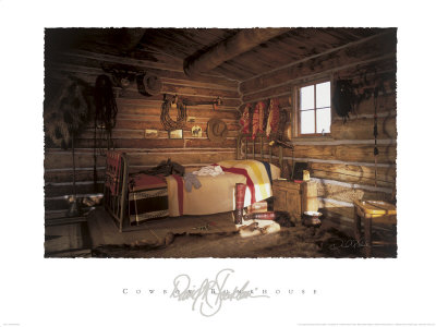 Cowboy Bunkhouse by David R. Stoecklein Pricing Limited Edition Print image