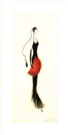 Lady In Black I by Marilyn Robertson Pricing Limited Edition Print image
